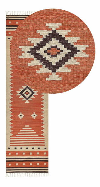 Szőnyeg 80 x 300 cm Kumin (kék)