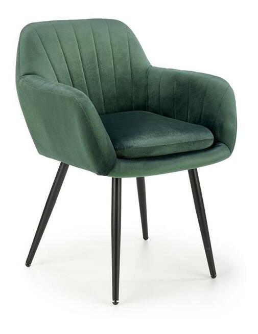 Scaun de sufragerie Kiersten (verde închis)