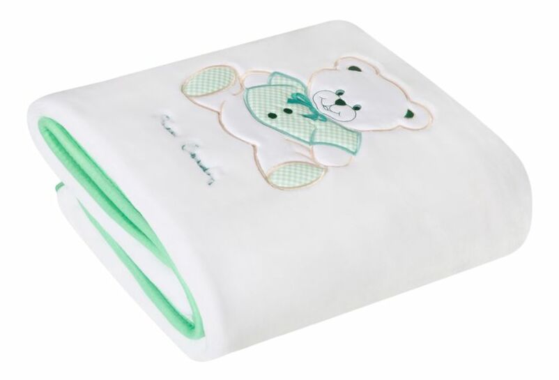 Detská prikrývka 110x140 cm Bambino 2 (zelená)