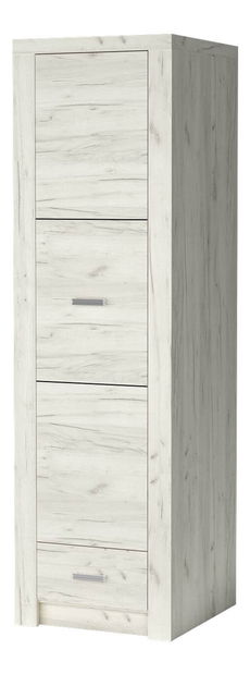 Ormar za garderobu Indie 02 (craft bijela)