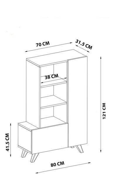 Pantofar Pudoka ( alb)