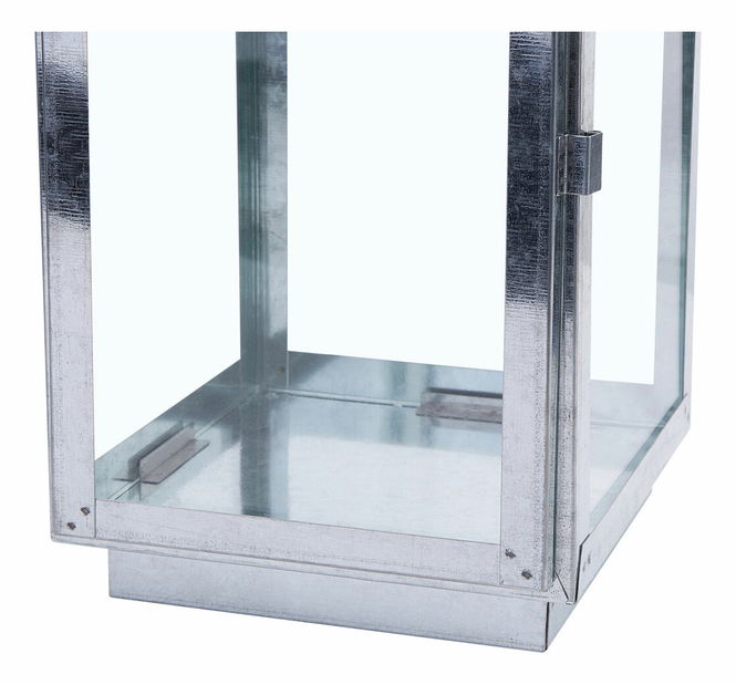 Lampáš PONURU 50 cm (kov) (strieborná)