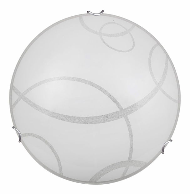 Mennyezeti lámpa Hallie 3380 (króm fogantyú + fehér minta)