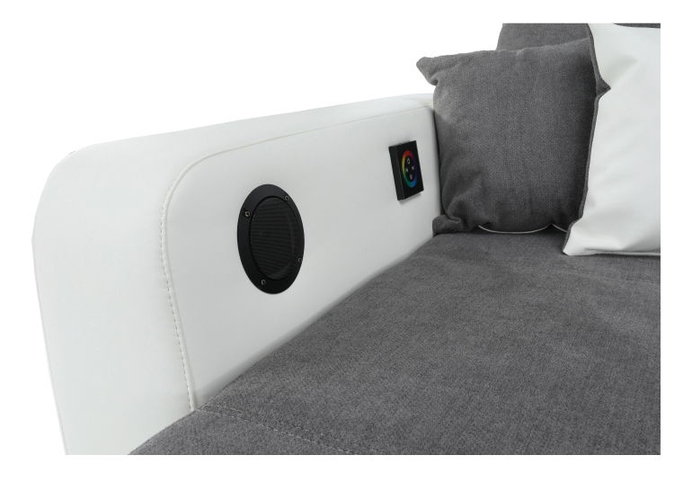 Rohová sedačka Liodal (P) (s audiosystémom a LED)