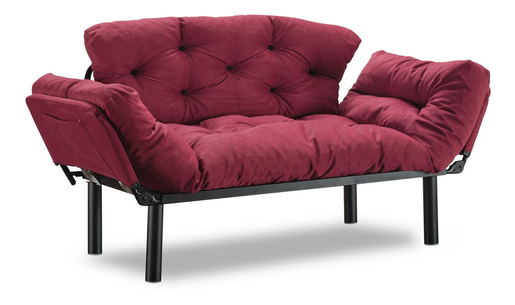 Széthúzható fotel Nitty (bordó)