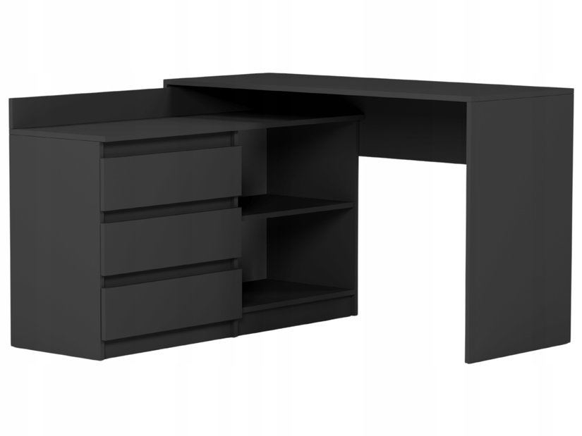 Sarok PC asztal Norgu (antracit)