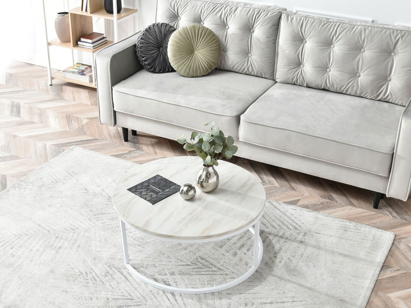 Dohányzóasztal Kolja Stolik Xl (bézs + fehér)