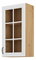 Dulap superior de bucătărie Sheila WH 40 GS 90 1F (stejar artisan + alb)