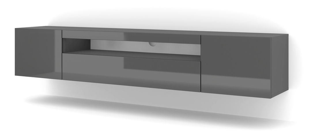TV stolić/ormarić Aurinko 200 (sjajni grafit)