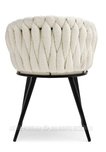 Scaun Roza (crem + negru)