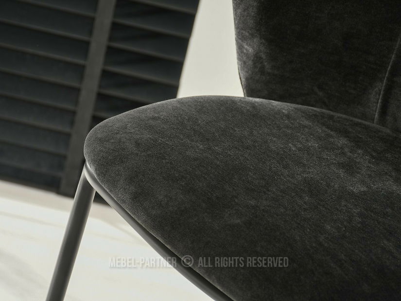 Scaun bar Kurkum (negru)