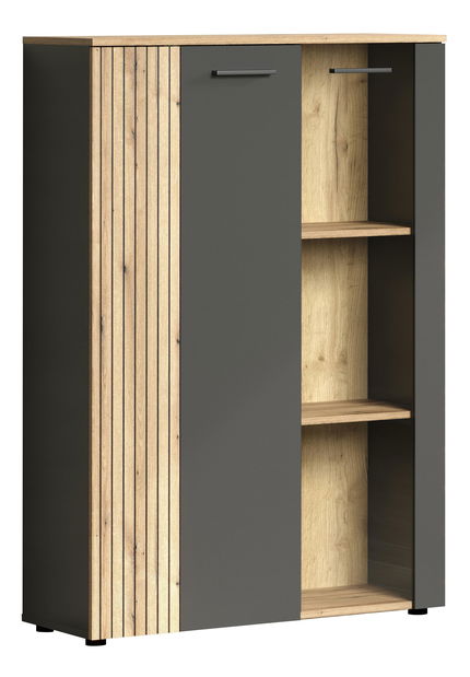 Vitrina Esferas 3 (grafit + hrast evoke) 