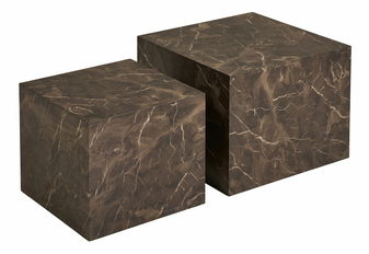 Set de 2 măsuțe de cafea Pesalia 1 (maro)