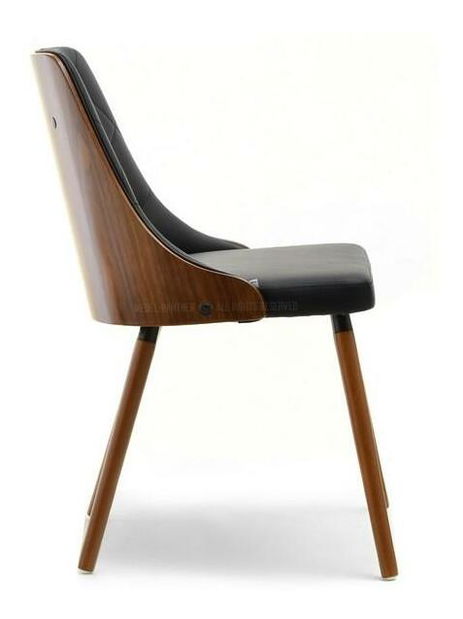 Scaun Mira (nuc închis + nuc)