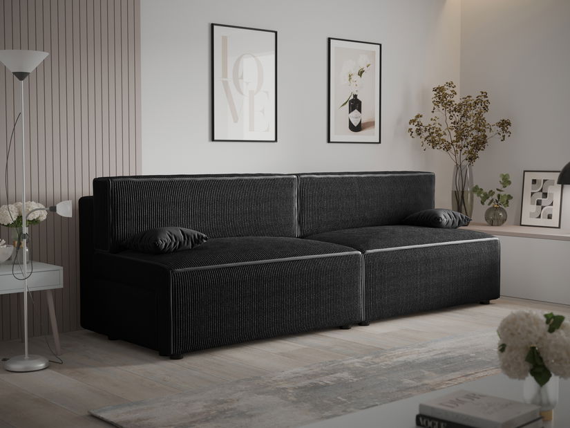 Pohovka dvojsedačka Mirage X2 (tmavosivá)