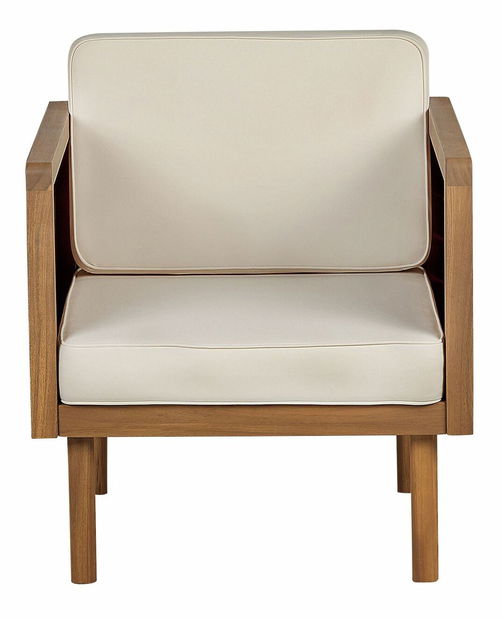 Fotoliu de grădină Blas (lemn deschis)