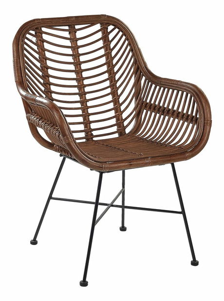 Scaun de sufragerie Caron (maro închis)