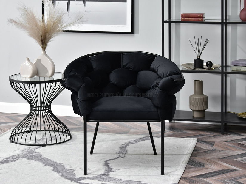 Relax fotel Piplio (fekete)