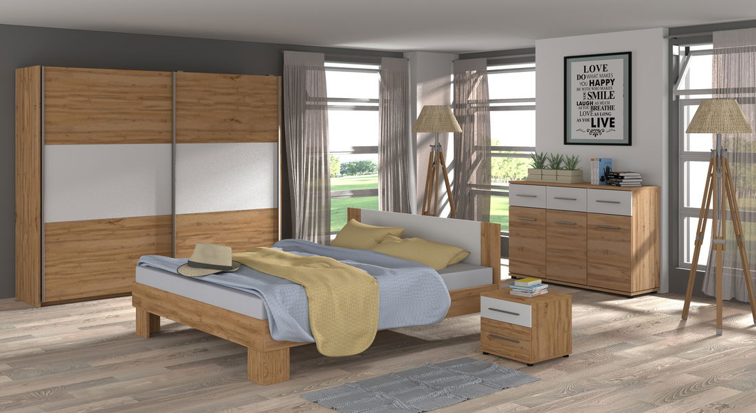 Spálňa Medi 180 (dub sonoma)