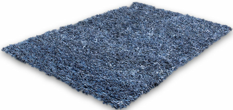 Ručne šitý koberec Rock n Roll 500 Denim