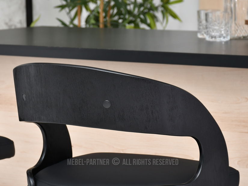 Stolička Honolulu (čierna)