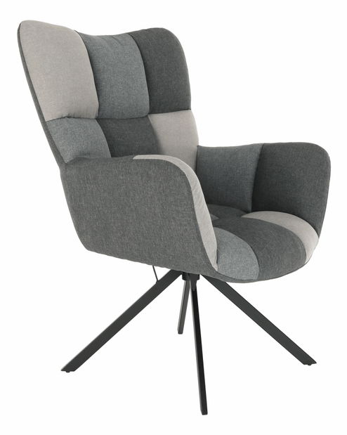 Fotoliu rotativ de design Komand (patchwork)
