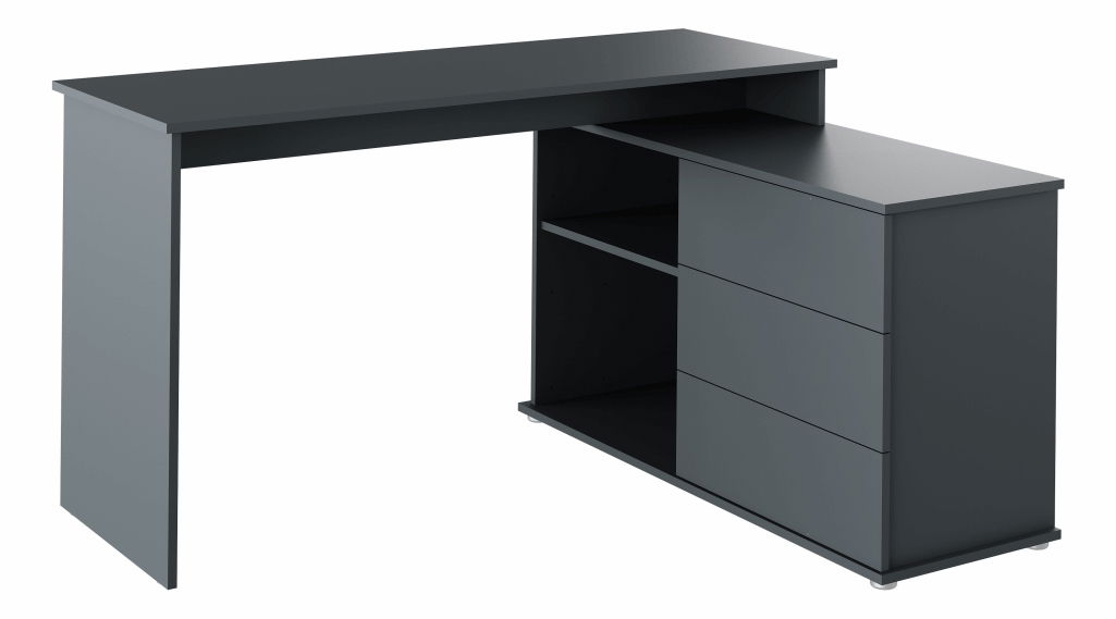 Számítógépasztal Toredol (grafit)