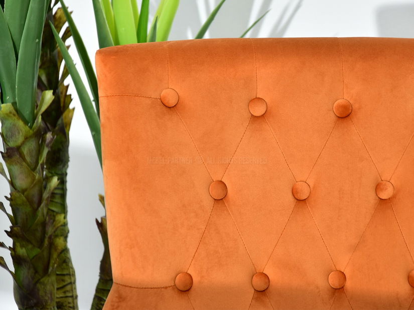 Szék Sonia (narancssárga + króm)