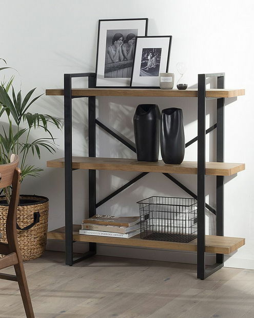 Regál Timboon 3P (sötét fa)