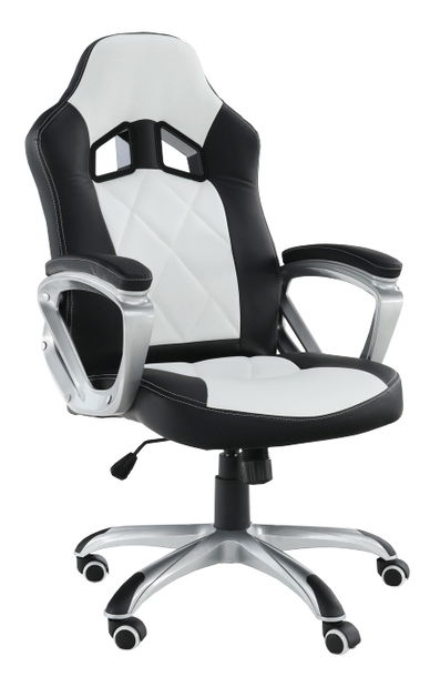 Kancelárske kreslo Lestat (čierna + biela)