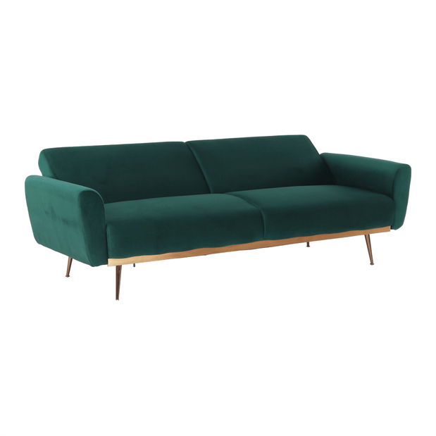 Rozkladacia pohovka Fastinna (smaragdová)