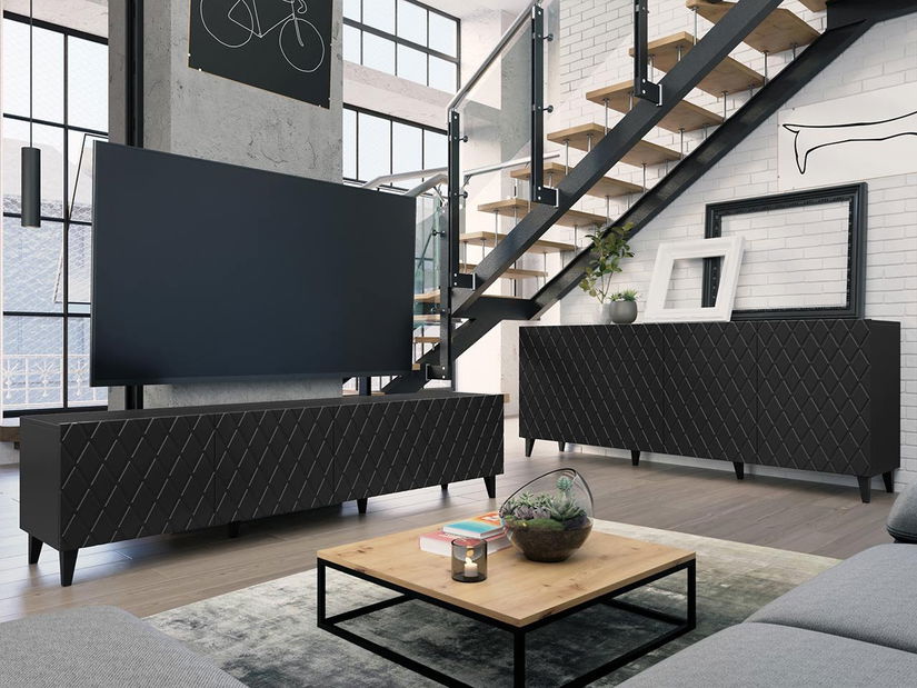 Mobilier living Dimiko (negru)