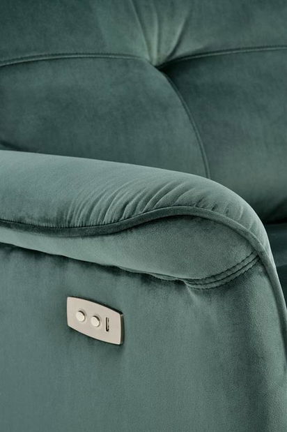 Fotoliu extensibil Shane (verde închis)