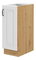 Dulap inferior pentru coș Sheila 30 D CARGO BB (Stejar artisan + Alb)