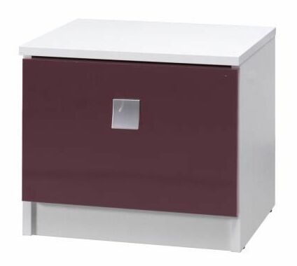 Éjjeliszekrény Laurena (lila)