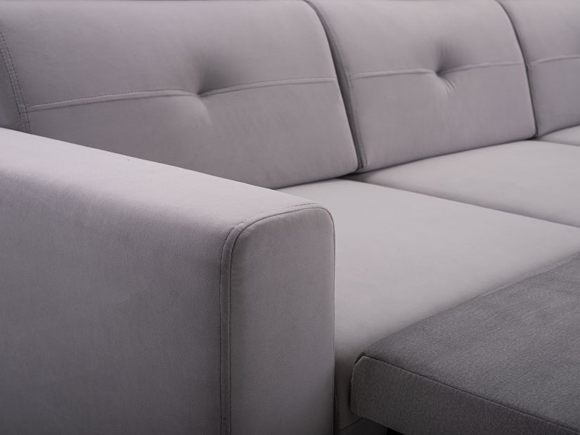 Rohová sedačka Sanfew (sivá) (L)