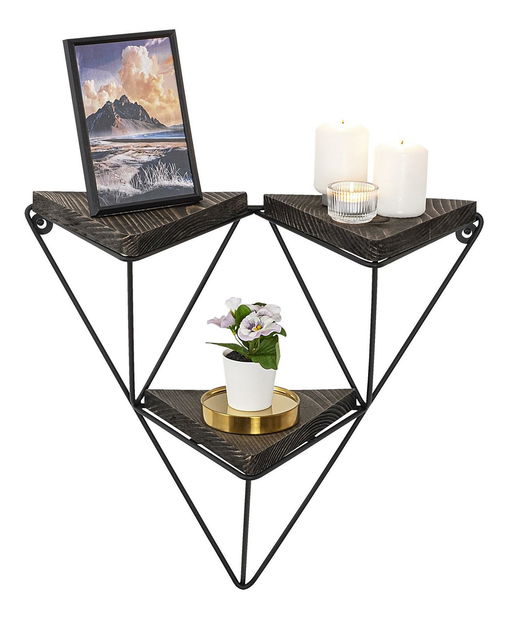 Raft Devako (negru + Nuc închis) 