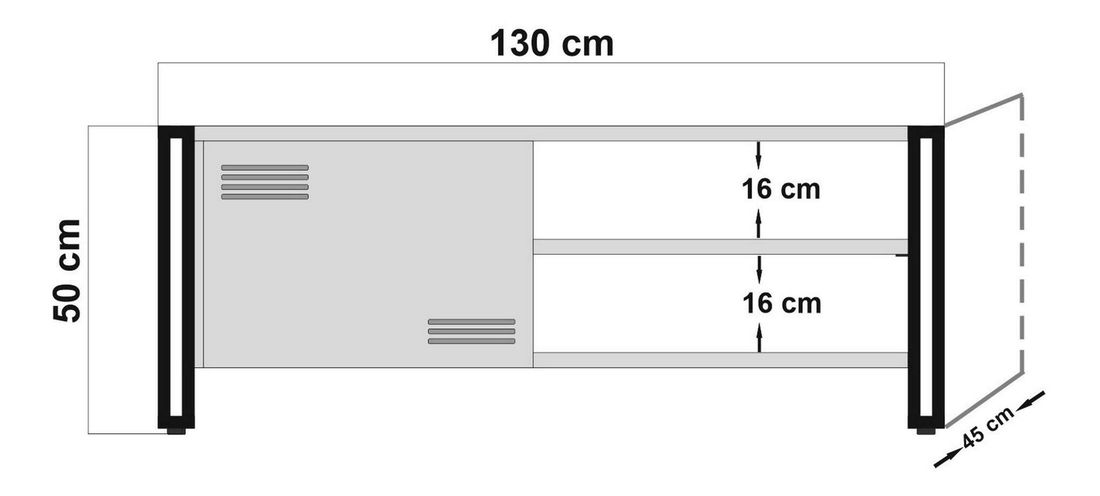 Nappali szett Cosmopolitan 27 (atlanti fenyő + fekete)