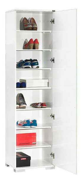 Ormar s policama Aderyn (bijela)