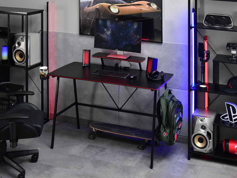 Masă PC Stigma (negru)