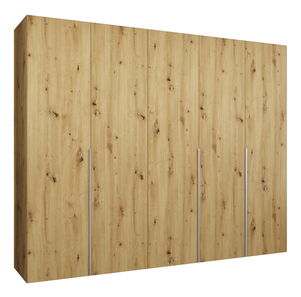 Ormar za garderobu 250 cm Alice 1 (hrast artisan + kašmir)