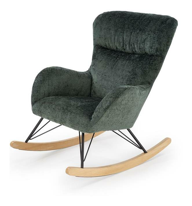 Fotoliu balansoar Caster (verde închis)