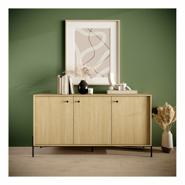 Dulap Scandia 3D (Stejar scandi + jedlička scandi)