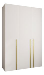 Dulap de haine 160 cm Carmela 50-3 (alb + Auriu)