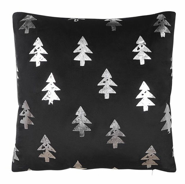 Set 2 ukrasna jastuka 45 x 45 cm Cupo (crna)