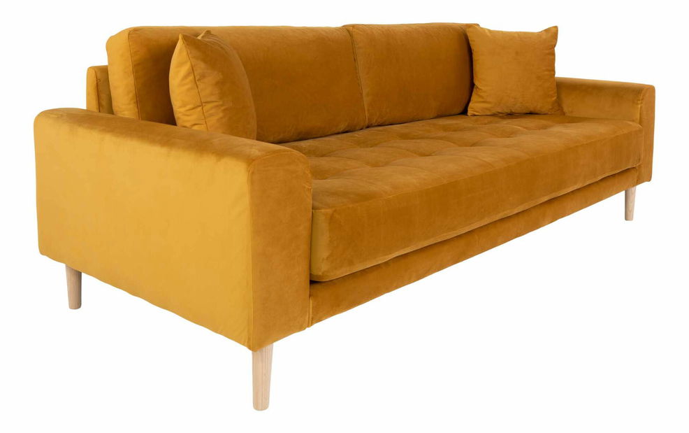 Pohovka trojsedačka Lvaveriaora 3 (horčicová)