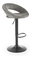 Barová stolička Herlinda (sivá + čierna)