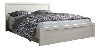 Pat matrimonial 140 cm Japon (alb) (cu somieră) (cu sp. depozitare)