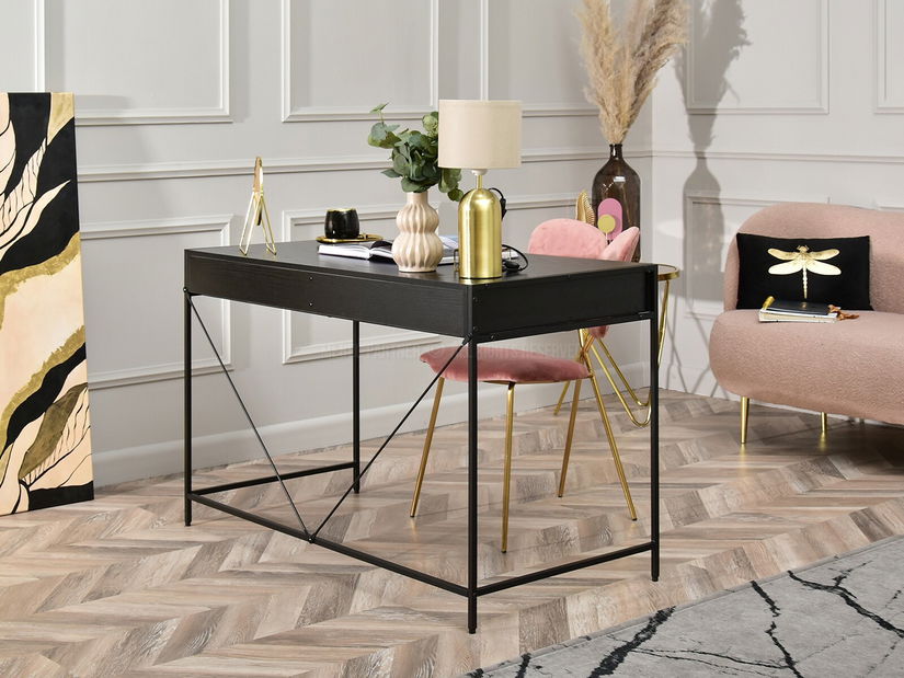 PC asztal Unica (fekete)