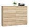 Komód Kurtinaitis 10SZ (sonoma tölgy)